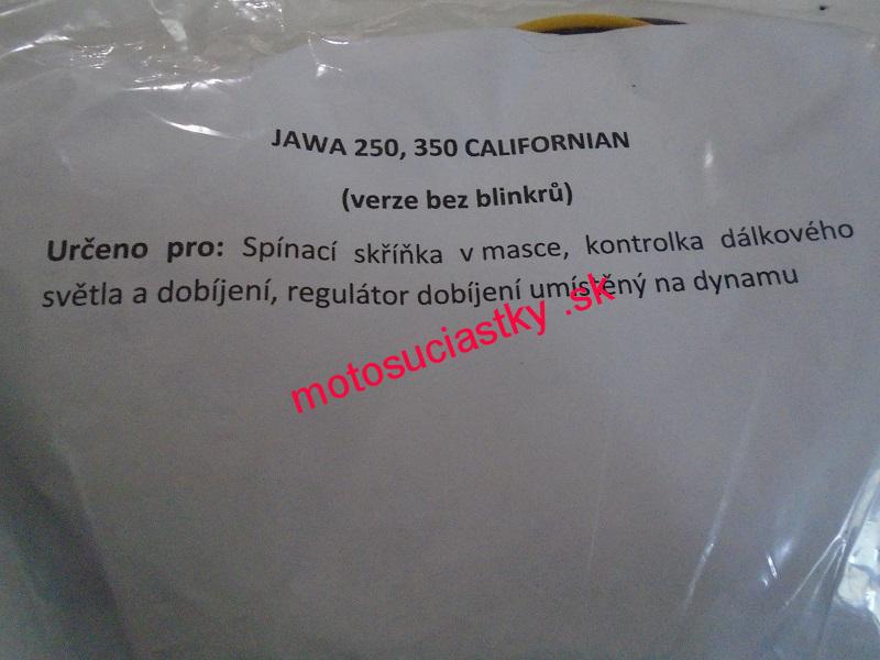kabelaz jawa 250,350 californian / verzia bez smeroviek/