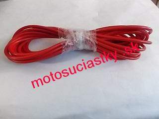 kabel vysokonapeťový - červený ( UNI ) bm 