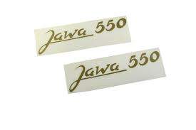 nálepka Jawa- zlata 550/pionier 550/