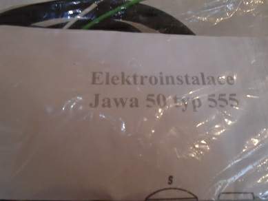 elektroinstalacia Jawa 50 typ 555