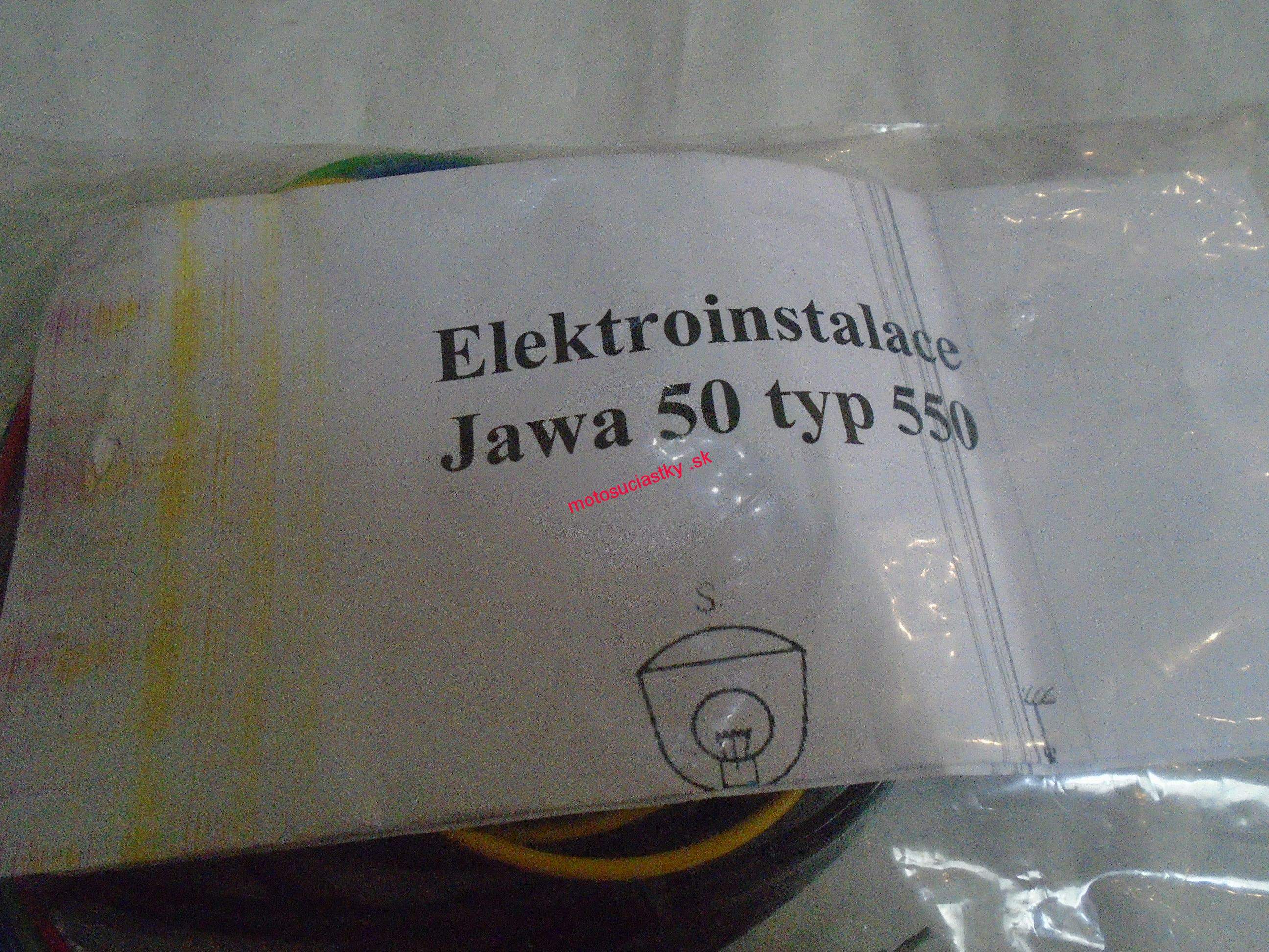 elektroinštalacia Jawa 50 typ 550