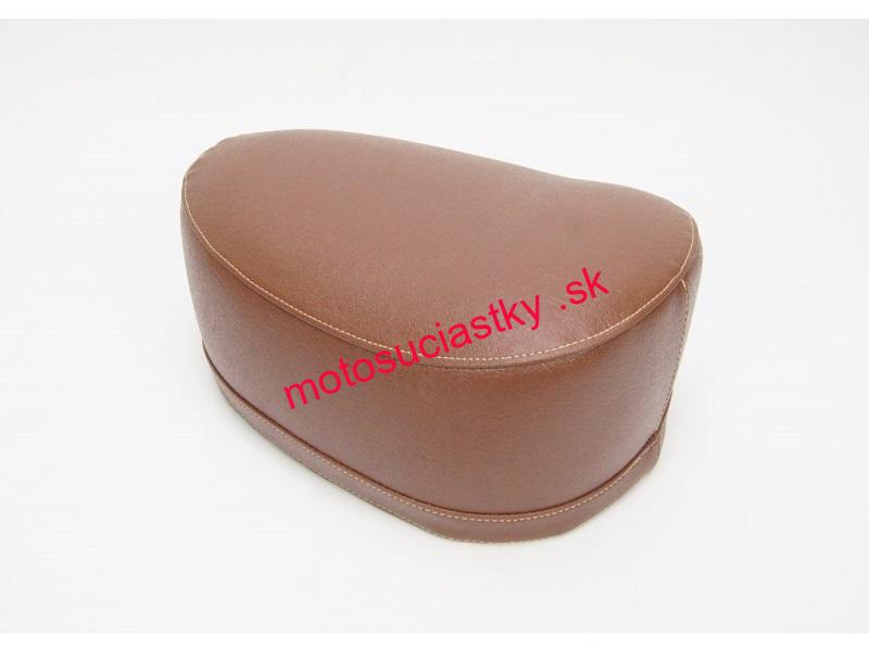 Sedalo  JAWA 50 - 550, 555 (hnedá retro koženka predný pant)