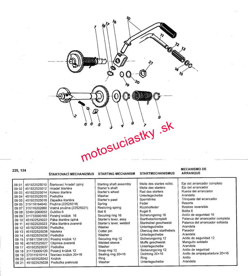 A: schema štartovací mechanizmus - Obrázok