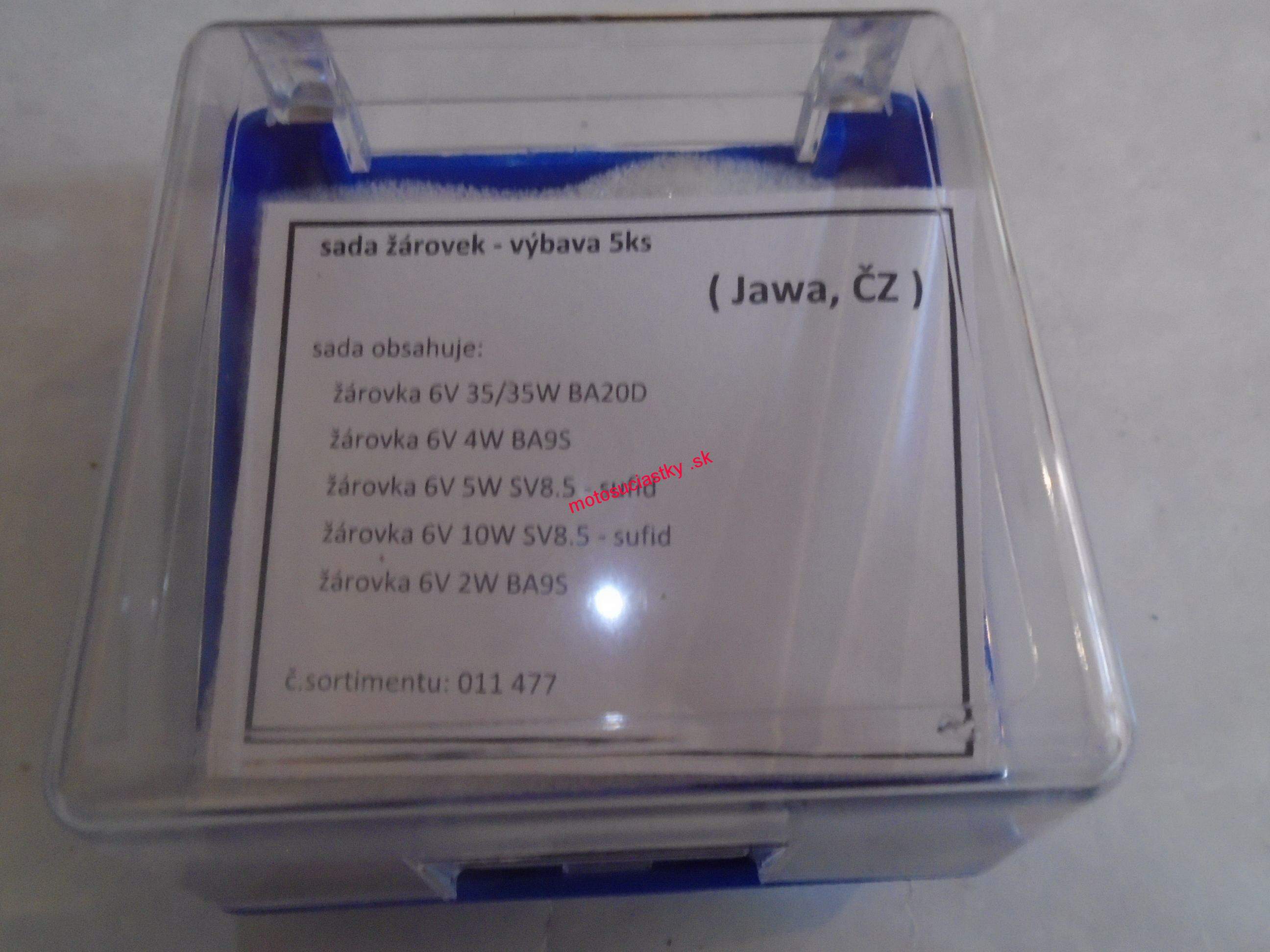 žiarovky výbava - sada 5ks /Kyv,Pan/