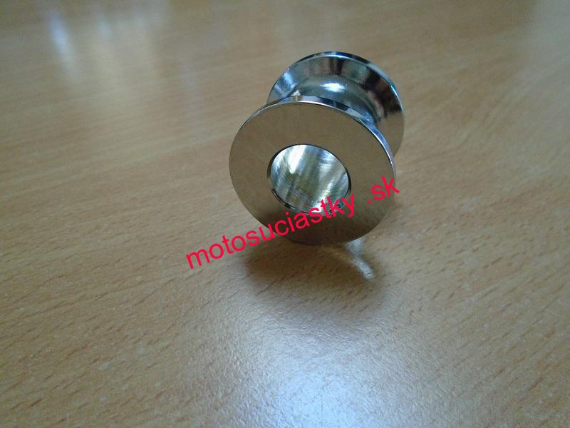 Rozperka záchytu reakce zadného kola-JAWA- 26mm ( Panelka ) chróm