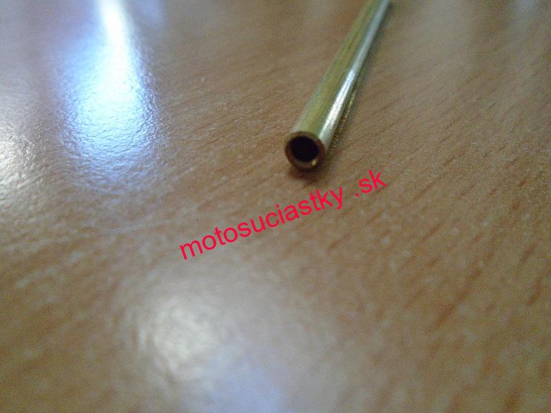 Mosadzná trubička palivového ventilu *JIKOV